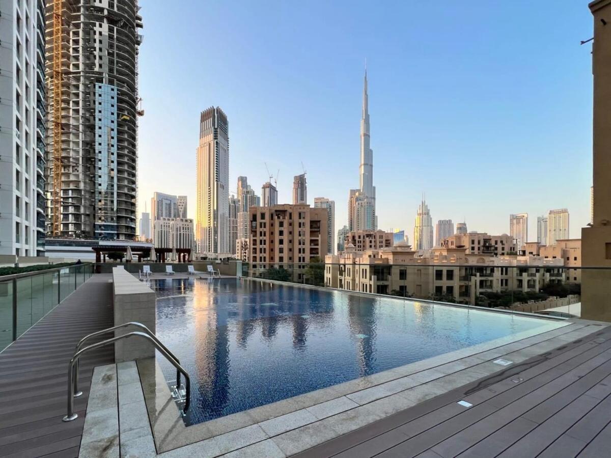 Апартаменты Silkhaus Design 1Bdr With Burj Khalifa View In New Tower Дубай Экстерьер фото